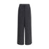 Giorgio Armani Wide-leg silk Pants with strass